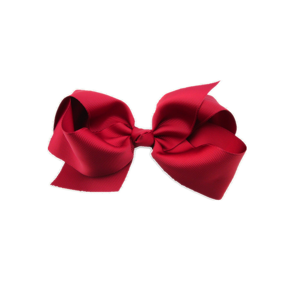 deep red ribbon bow