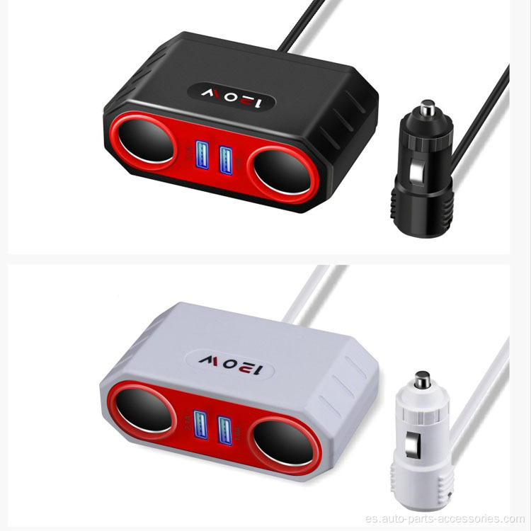 Cargador de automóviles USB Tipo C Multifunción Multifunción CAR