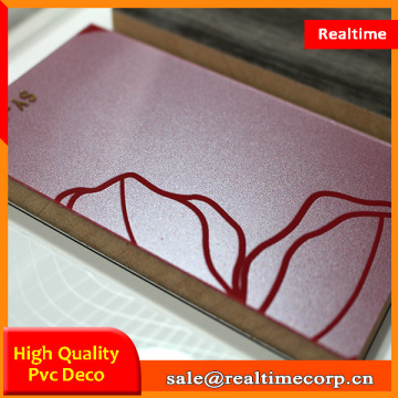 wrapping hard plastic pvc sheets wall cover