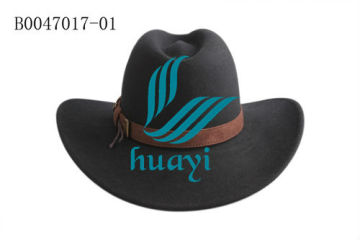 Cheap leather cowboy hat