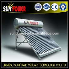 non pressure solar water heatere