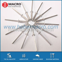 Open type blind rivet