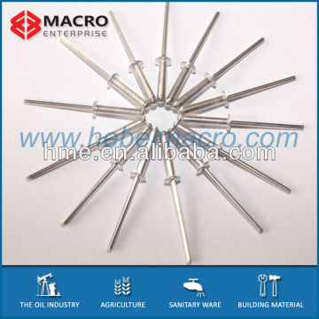 Open type blind rivet