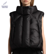 YuFan Quilted White Duck Down Vest - Winter Coats for Women