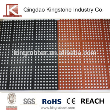 Swimming pool rubber mat