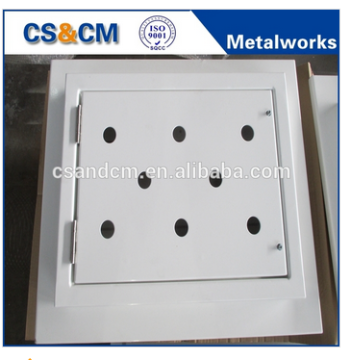 Sheet metal wall mount enclosure