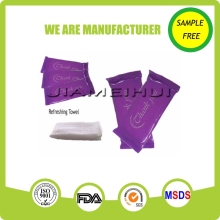 Hot selling wholesale hot cold wet towel,refreshing towel,wet tissue towel