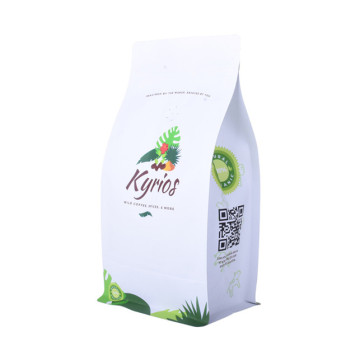 Paquete de café molido de 1 lb con bolsas compostables de válvula