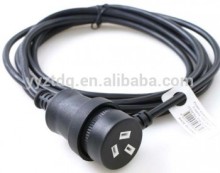 SAA piggyback extension lead mains 10A 250V