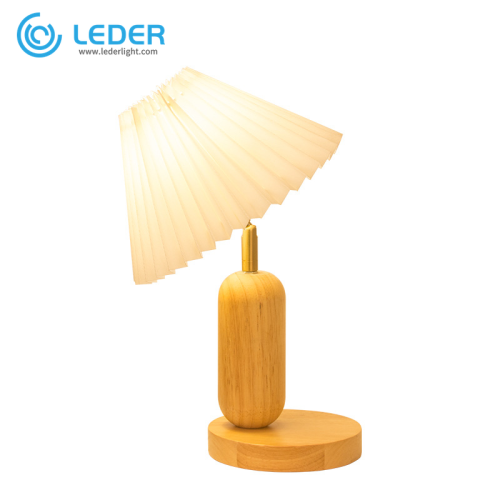 Lampe de table décorative jaune LEDER