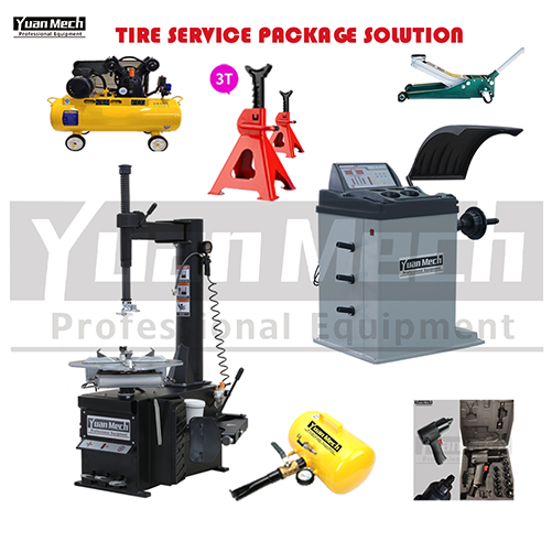 Tire Changing Equipment Lifting Customizable Packages