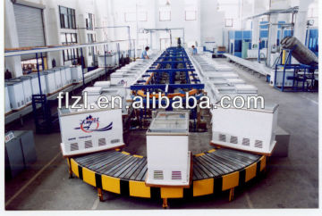 Refrigerations and freezers assembling line, refrigerator