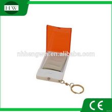 Customized OEM pvc doll keychain with led light