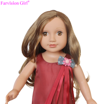 American girl doll silicon doll realistic small plastic toy