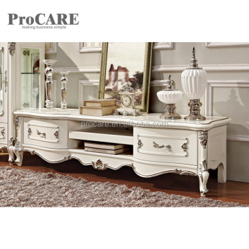 European Style Latest Hotel Classic TV LCD Wooden TV Cabinet Designs