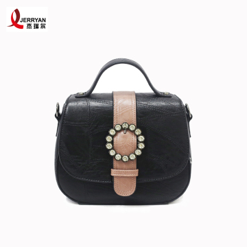 Red and Black Clutch Tote Crossbody Bag