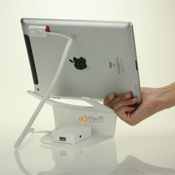 Ipad tablet security display stand/holder with alarm+charging