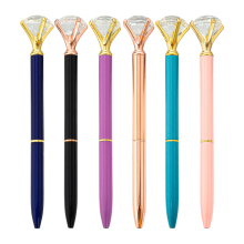 Customizable Diamond Ballpoint Pen with Logo Promotion