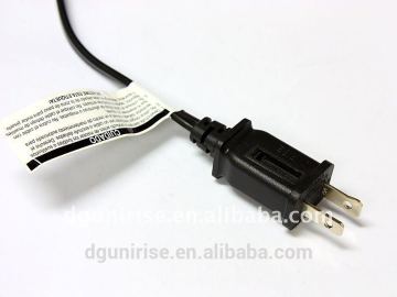 UL fan fused plug power cord