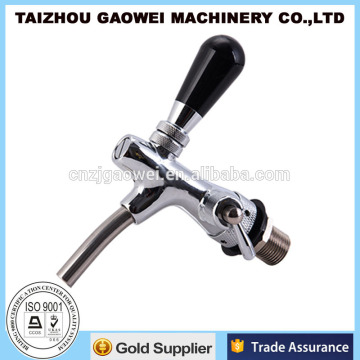 Brass adjustable beer (dispense) faucet, chrome plated beer tap