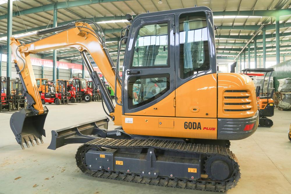 XCMG 6ton Excavator XE60C 0.23cbm Tamaño del cubo de la excavadora