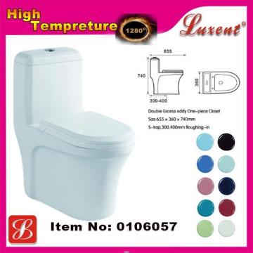 Colorful sanitary china siphonic Wall Mounted Toilet