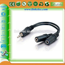 1 to 3 audio splitter cable 3.5mm jack audio cable