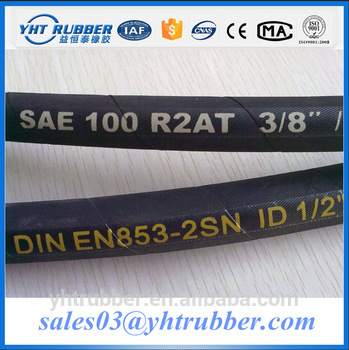 china factory Wholesale SAE100R2 3/4 hyundai parts rubber hoses