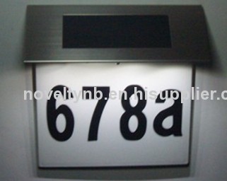 Solar Super Doorplates Light?