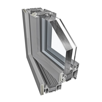 Store aluminum swing door