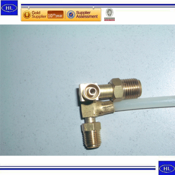 Special Machined Brass Fitting for Hydraulic Equipment