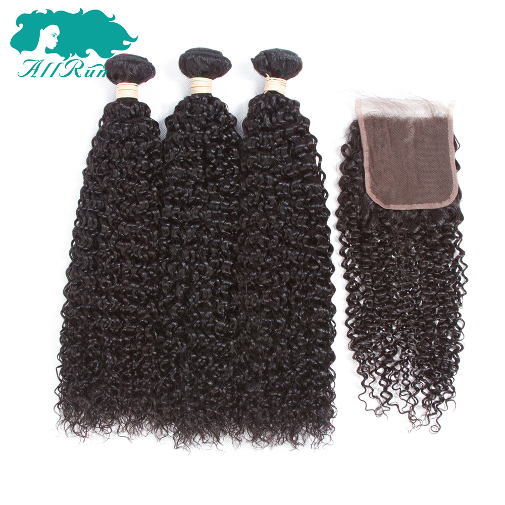 Best wholesale 4x4 indian black  kinky curl hair Bundles With closure , remy hair extensions