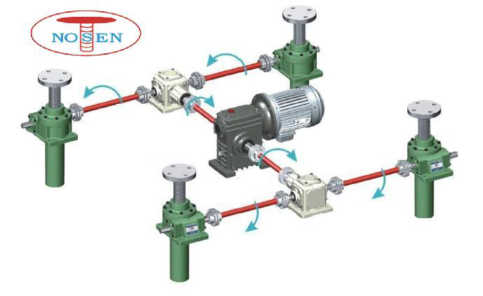 Factory Supply OEM 10 Tons Custom Stroke Screw Jack for Retailer