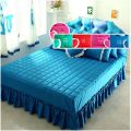 100% Polyester  Dust Ruffle  Bed Skirt   Fitted Bed Skirt
