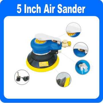 5" Pneumatic Air Powered Palm Grip Random Orbital Hand Sander