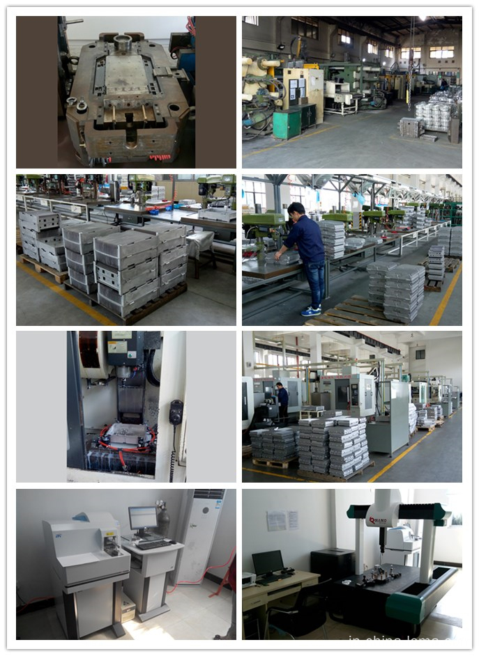 Production of aluminum die casting repeater box