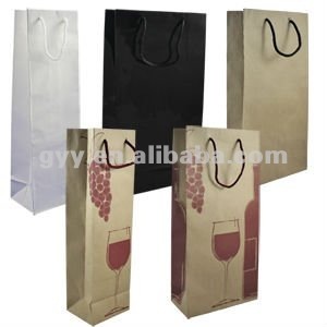 2012 GYY Wine bottle paper carrier bag