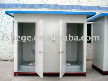 Mobile toilet public