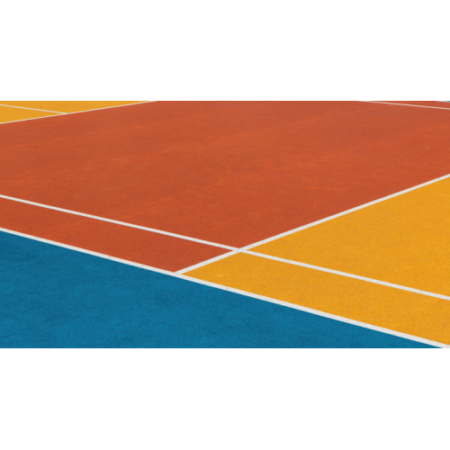 Umweltfreundliches Silikon PU Elastische Schicht QT Courts Sports Surface Flooring Athletic Running Track