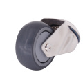 Bolt Hole 3 inch Xoay TPR Caster