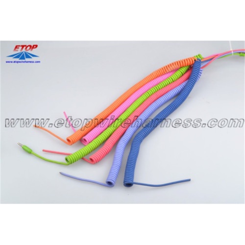 Custom Electronic Harness Color Coiled Harness Assemblies