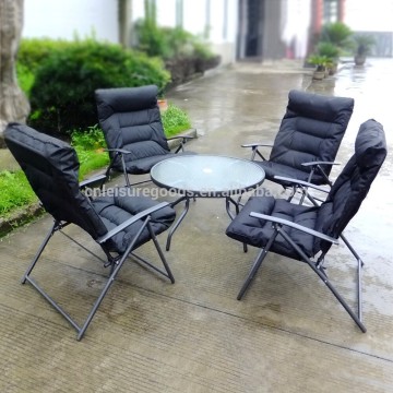 Steel folding outdoor garden furniture