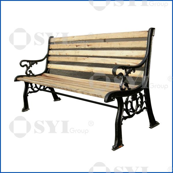 Garden Chair Cast Iron Outdoor Furniture Wood Steel Bench