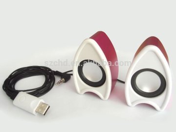 Beautiful laptop computer mp4 mp3 speaker with novel shape design