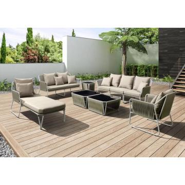 Đồ nội thất ngoài trời và Sofa Wicker với mây Pe