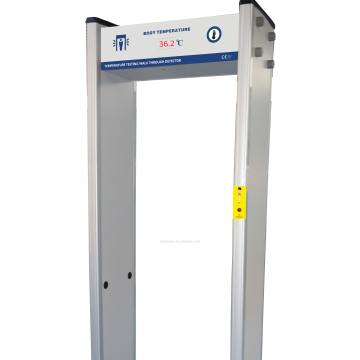 Walk Through Metal Gate Detector Thermometer