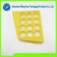 chocolate tray product packed by customized Food grade plastic golden chocolate variform tray