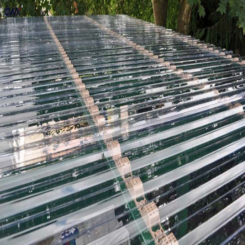 Polycarbonate Corrugated Sheet PC Roofing Panels Plastic Greenhouse Roof Material