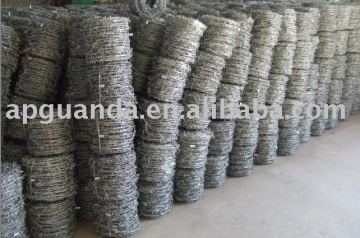 galvanized bared wire