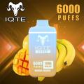 IQTE Speed ​​6000 Puffs Disponível Kit